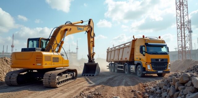 The electrification of construction: A new era for the building industry, Concept art for illustrative purpose, tags: – elektrischer - Monok
